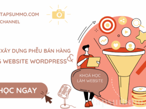 Cách xây dựng phễu bán hàng bằng wordpress