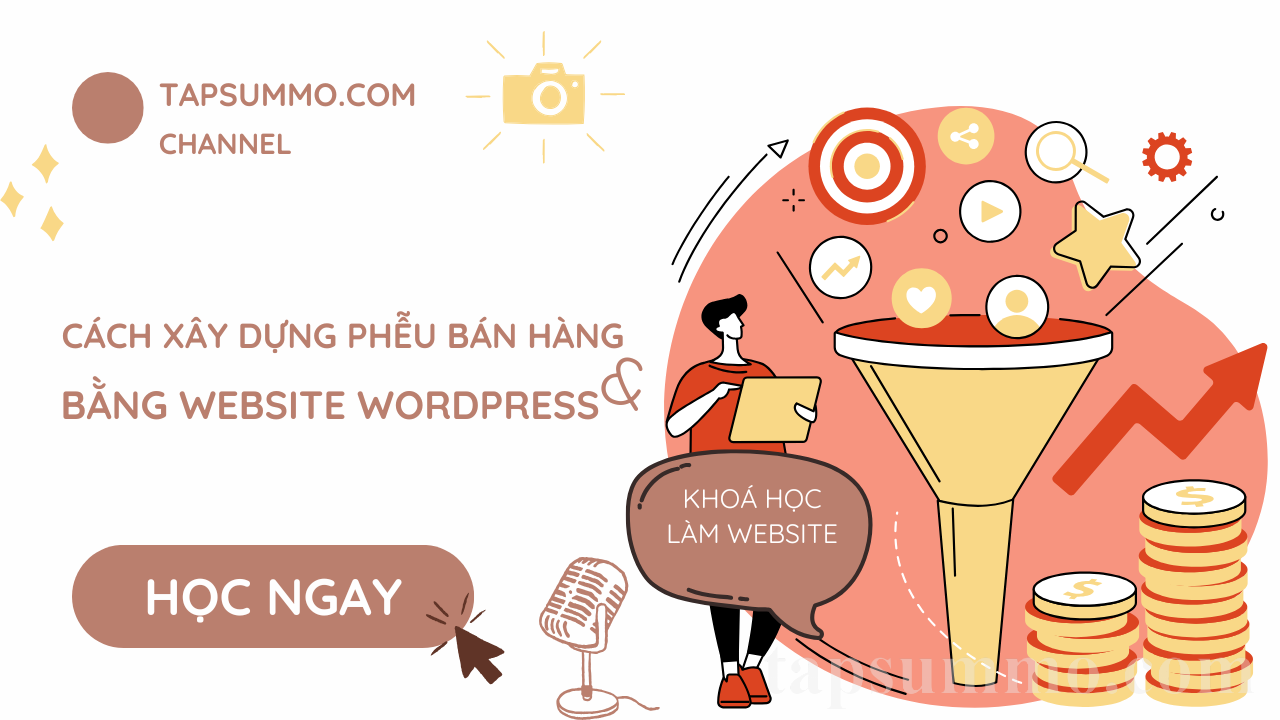 Cách xây dựng phễu bán hàng bằng wordpress